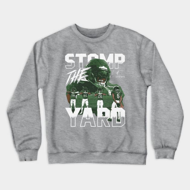 A.J. Brown Philadelphia Stomp The Yard Crewneck Sweatshirt by Chunta_Design